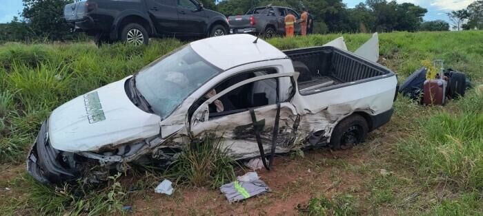 Imagem de compartilhamento para o artigo Acidente na BR-060 deixa dois feridos, em Paraíso das Águas da MS Todo dia